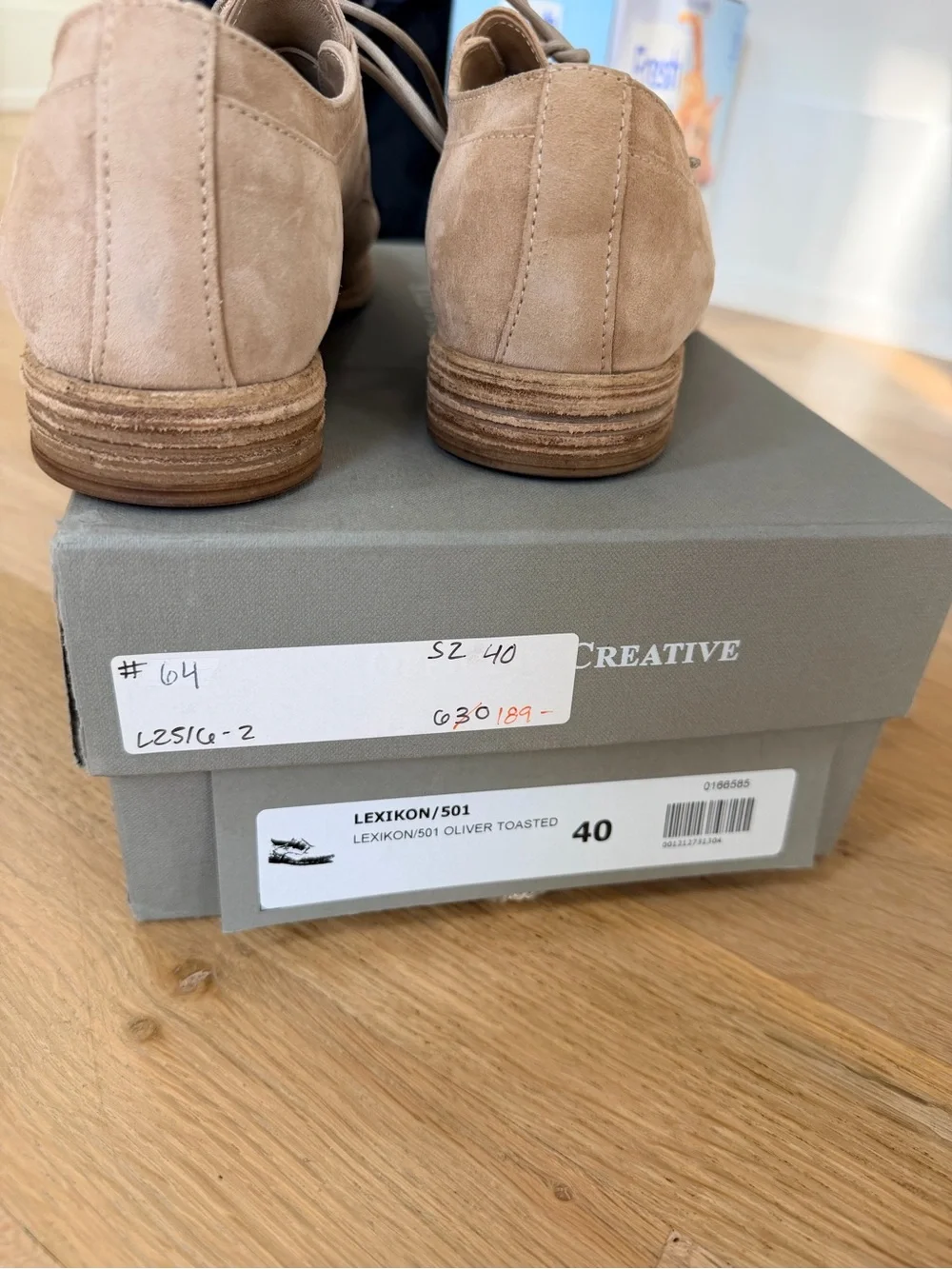 New in box officine creative lexicon/501 sz 40 Oliver toasted $630